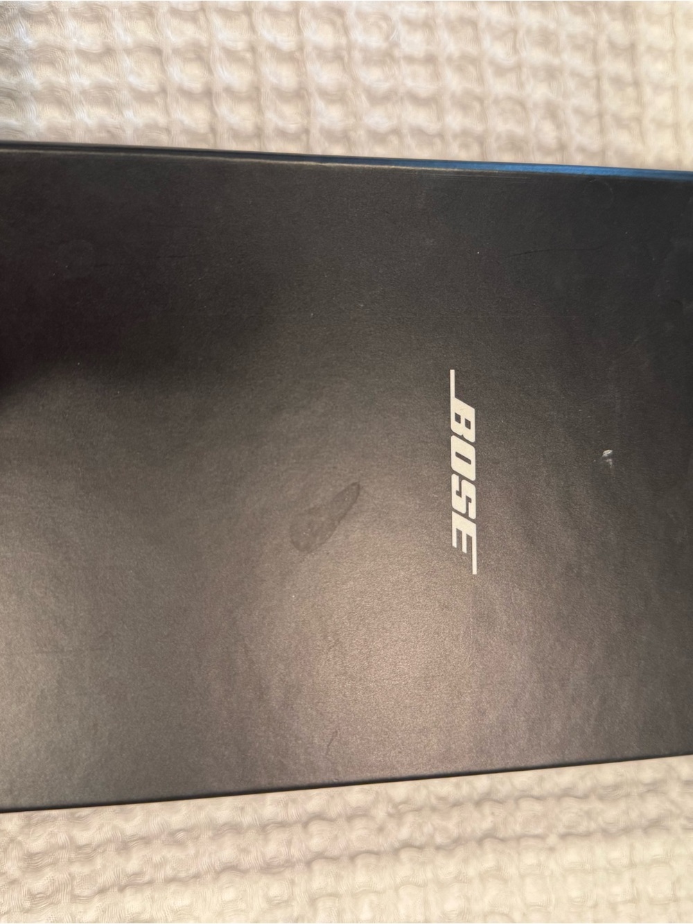 Bose Black Hard Shell Case with White Logo